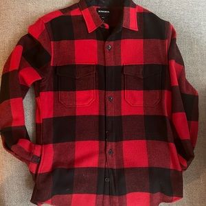 Bonobos | Heavy Flannel Shirt Jacket | Slim | M